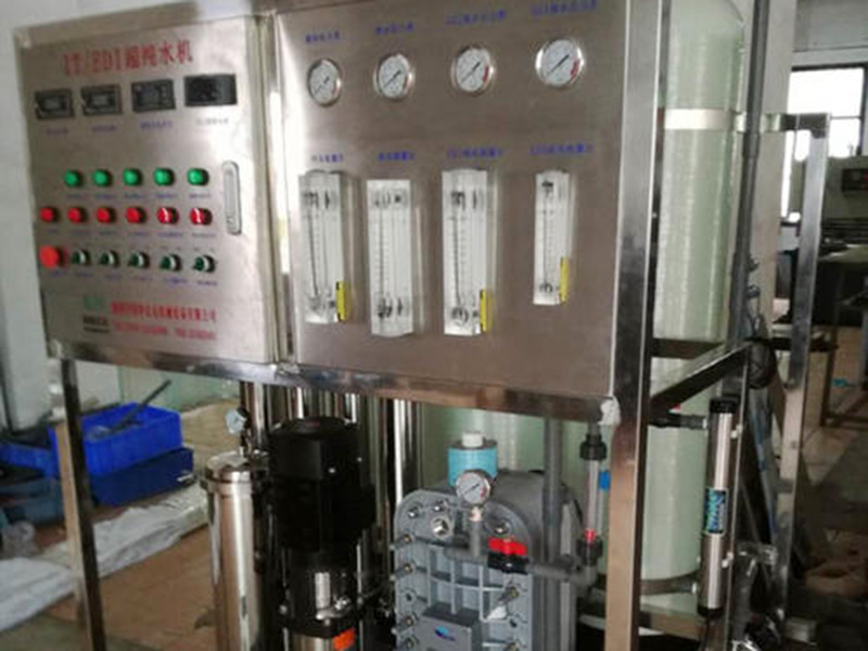 EDI模塊對海水和高鹽度苦咸水，設產水沖洗管路